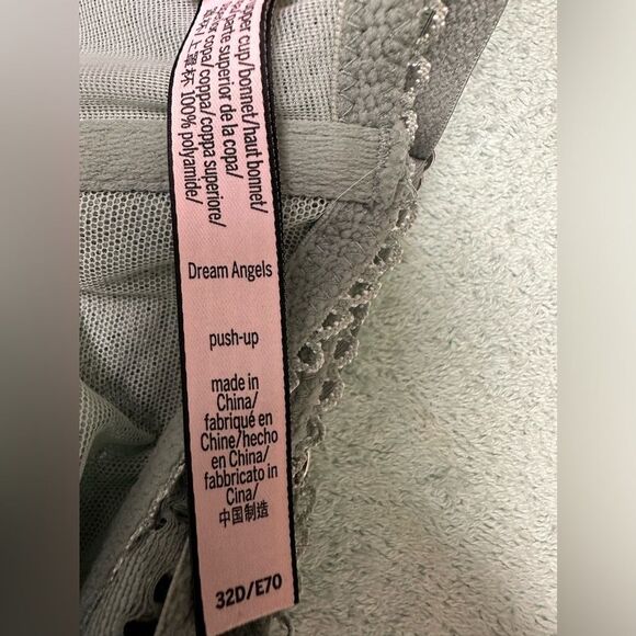 Victorias Secrets dream angels silver lace with Chantelle back push up bra - Picture 5 of 5